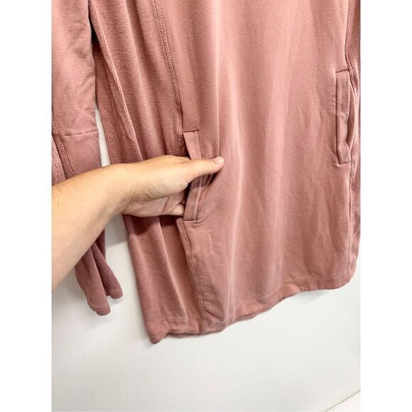 Athleta Balance Dress Long Sleeve Front Pockets Size Extra Small Crewneck - Picture 11 of 12